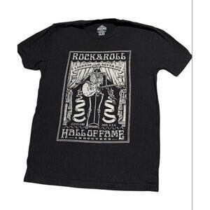 Rock & Roll Fame Inductees 1986-2021 Legends Never Die Black Shirt S Skeleton